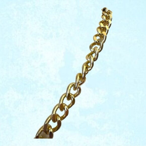 NWT Nasty Gal Gold Chain Belt Medium  Large - Picture 3 of 6